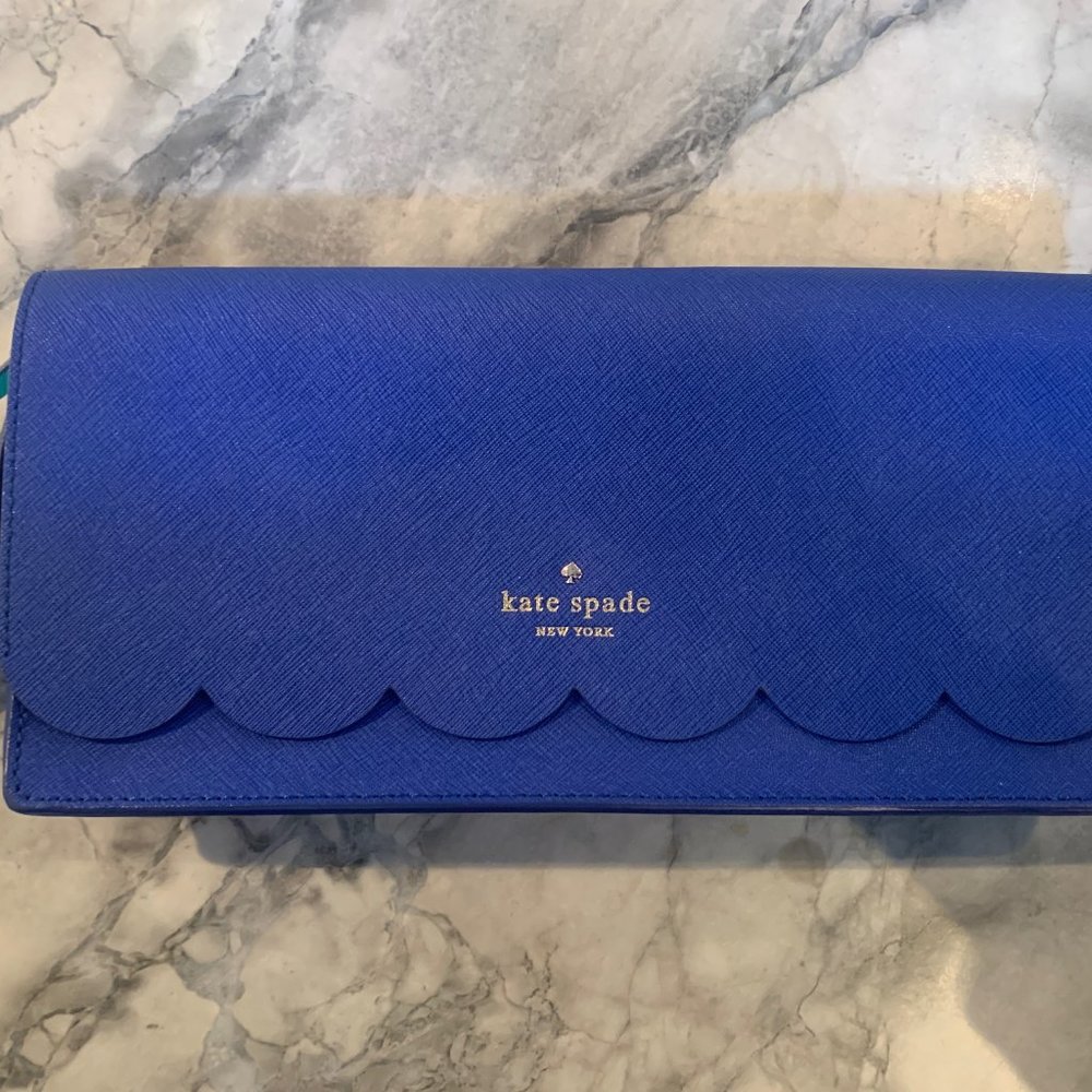 Kate Spade Electric Blue Clutch